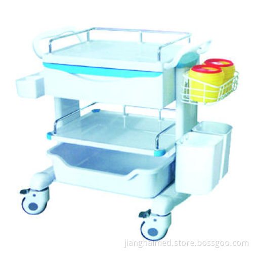 Hospital surgical trolley, made of ABS plastic, CE/ISO 9001 and 13485 certified